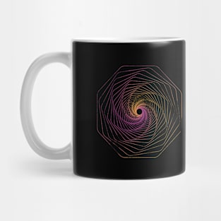 Geometric Swirl with texture Mug